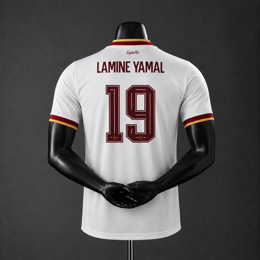 MAILLOT ESPAGNE ÉXTERIEUR LAMINE YAMAL #19